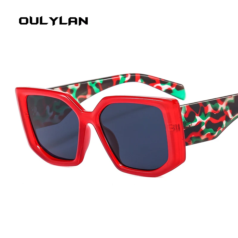 OULYLAN, vintage слънчеви очила, мъжки класически маркови дизайнерски жълти слънчеви очила за жени, очила за пътуване, нюанси UV400 Изображение 4