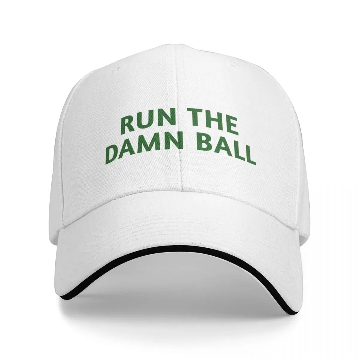 Run the damn топка / Зелен / Зелена шапка run the damn топка Бейзболна Шапка Аниме Шапка Шапка за голф Мъжки летни шапки, Шапка, Дамски Мъжки Изображение 0