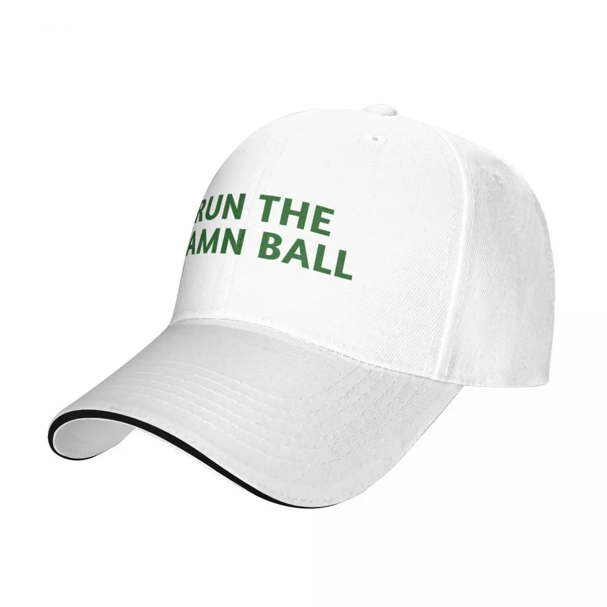 Run the damn топка / Зелен / Зелена шапка run the damn топка Бейзболна Шапка Аниме Шапка Шапка за голф Мъжки летни шапки, Шапка, Дамски Мъжки Изображение 1
