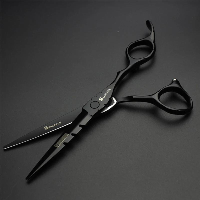 Sharonds Япония Внос от Неръждаема Стомана 440c 6-инчов професионални фризьорски ножици-Салон фризьорски Ножици за рязане на Изображение 0