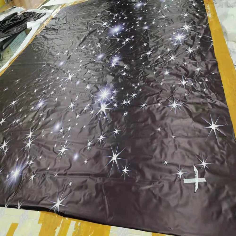 Shengxi U-8124 Таванна фолио с печат Звезди в цял ръст, Космическото натяжное Украса на тавана Изображение 2