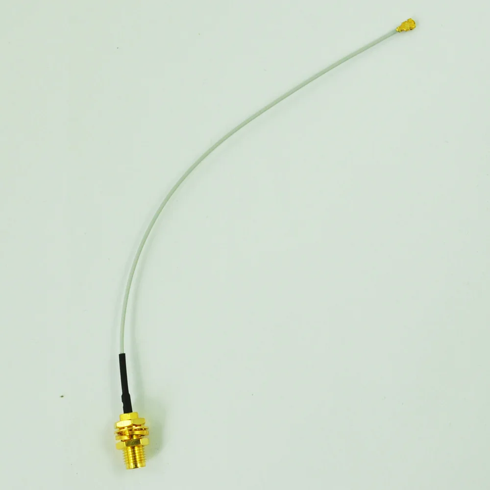 SODIAL (R) U FL IPX-SMA с клъстер кабел 1,13 мм за мрежа Wifi Изображение 3