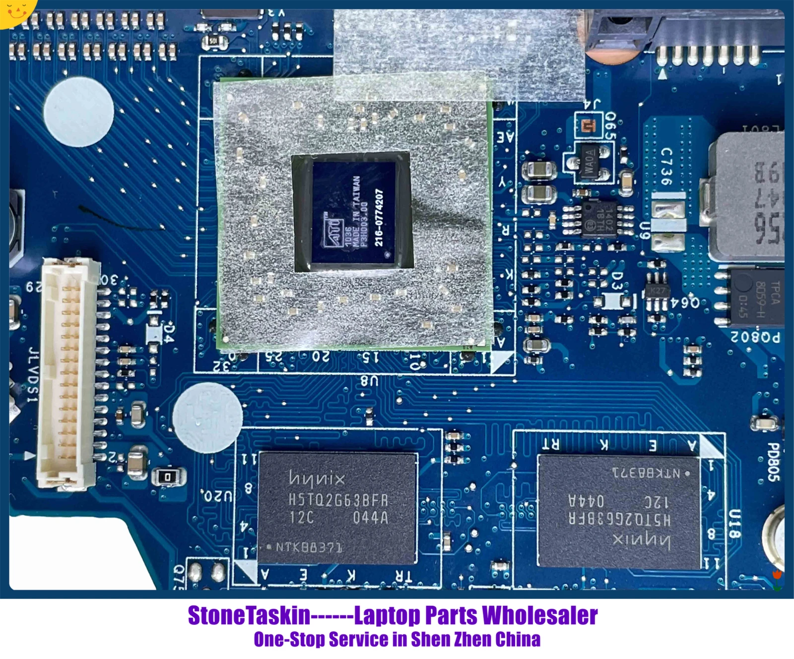 StoneTaskin Благородна PIWG2 LA-6753P ЗА Lenovo Ideapad G570 дънна Платка на лаптоп HM65 PGA989 DDR3 HD6370 1 GB 100% Напълно тестван Изображение 3