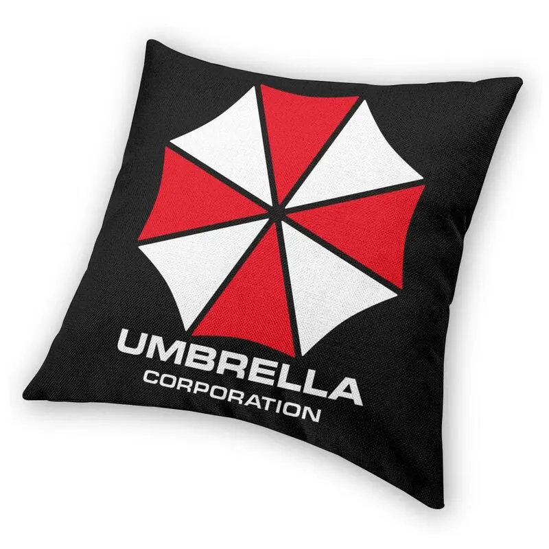 Umbrella Corporation Хвърли Калъфка Начало Декор Квадратна Калъфка Спално Бельо Разтегателен Модни Удобна Калъфка За Възглавница Изображение 2