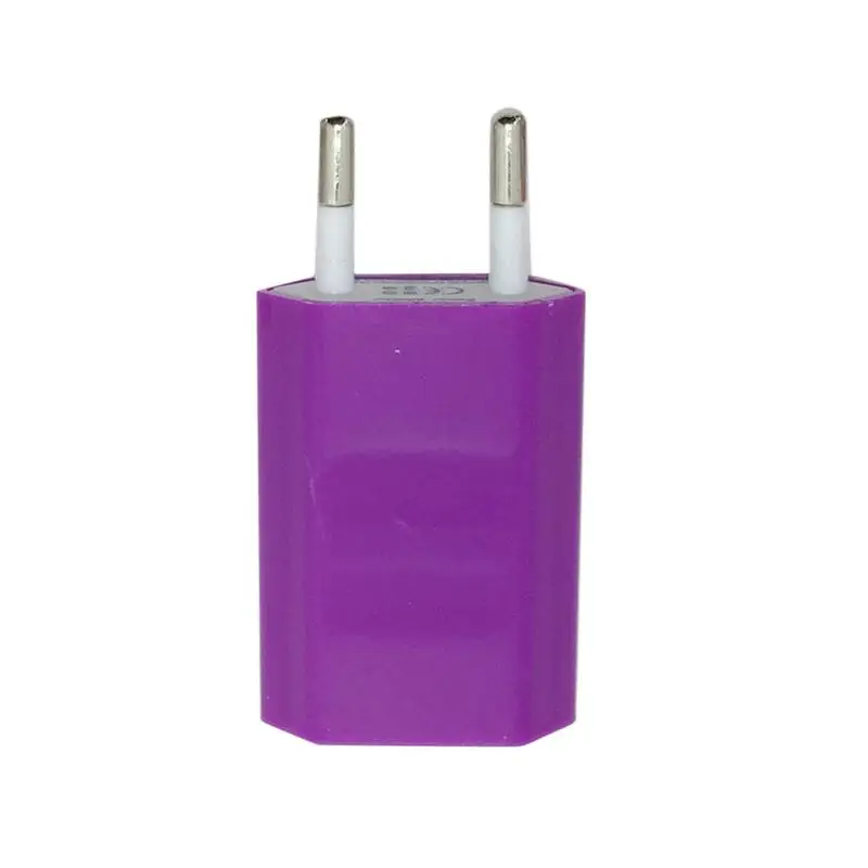 USB Зарядно Устройство за пътуване Plug EU 5 V AC Plug EU Цветна зарядно устройство ще захранване на Корона За Samsung GalaxyIPod За IPhoneSony ForHTC Цифрови Устройства Изображение 2