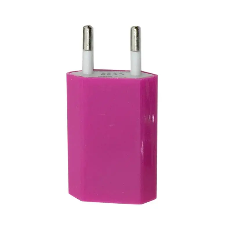 USB Зарядно Устройство за пътуване Plug EU 5 V AC Plug EU Цветна зарядно устройство ще захранване на Корона За Samsung GalaxyIPod За IPhoneSony ForHTC Цифрови Устройства Изображение 3
