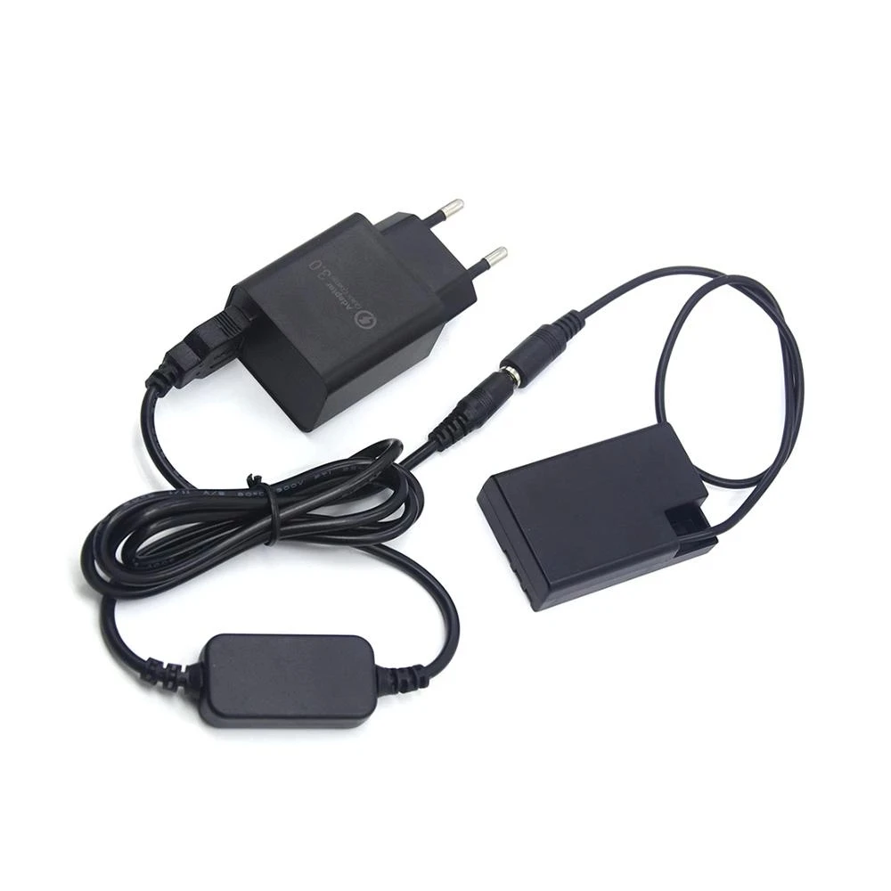 USB кабел, Подходящ за захранване + QC3.0 USB Зарядно устройство + D-LI109 Фиктивен батерия D-DC128 DC Конектор За Pentax K-70 K-50 K 30 K-R, K-2 K-S1, K-S2 Изображение 3