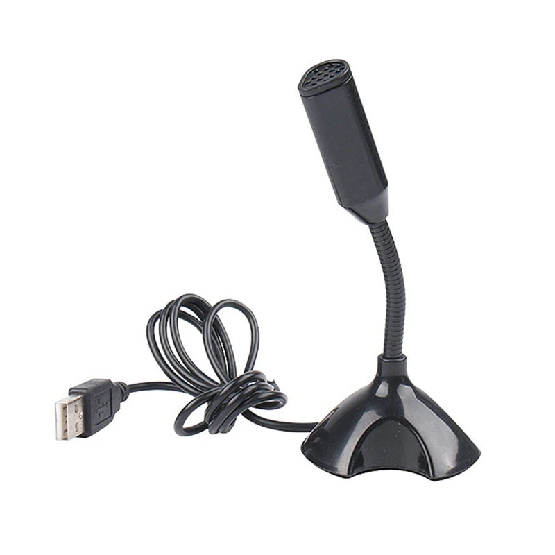USB микрофон за лаптоп, гласова микрофон, Высокочувствительная мини-студийная микрофон стойка с притежателя на игралната конференция За PC Изображение 0