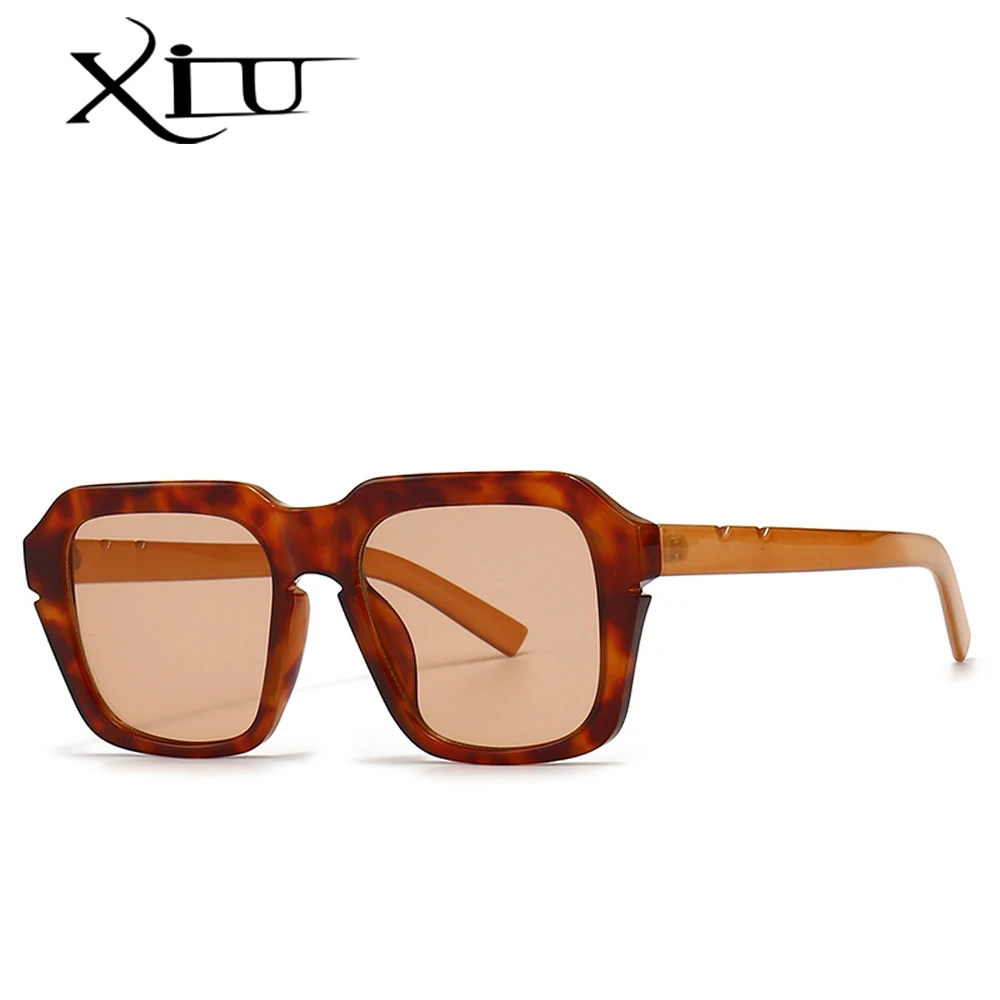 XIU 2023 Нови квадратни маркови дизайнерски дамски слънчеви очила, модерен точки, Директна доставка, UV400 Oculos  Изображение 0