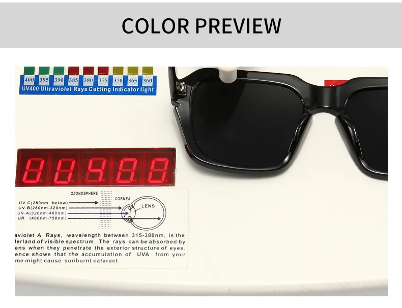 XIU 2023 Нови квадратни маркови дизайнерски дамски слънчеви очила, модерен точки, Директна доставка, UV400 Oculos  Изображение 4