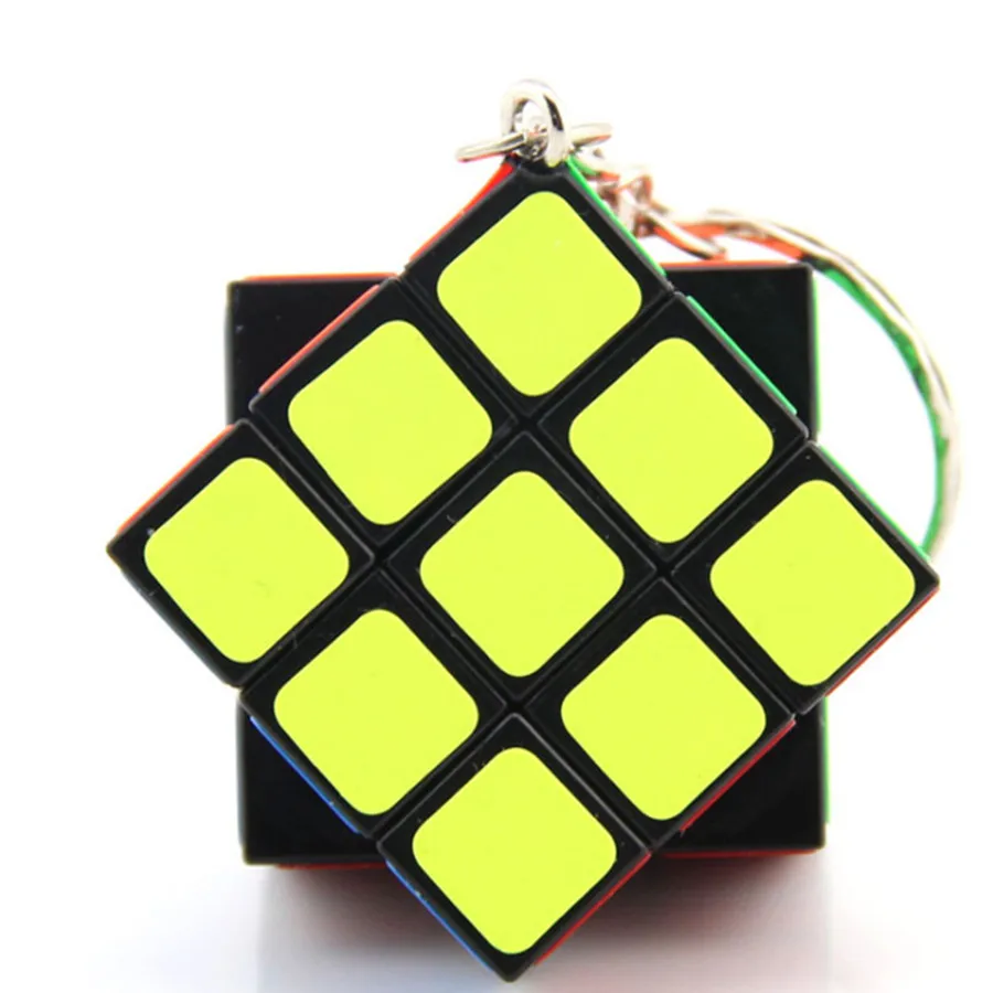 ZCUBE Магически Куб Ключодържател Професионален 3x3x3 Магистралата Куб Пъзел Окачване Mini Cubo Magico Образователни Играчки, Подаръци За Деца Изображение 4