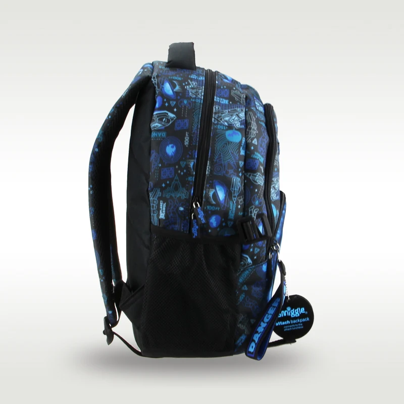 Австралия Оригинален висококачествен раница Smiggle за момчета, класни ученически чанти астронавти, раници, ученическа раница за пътуване, водоустойчив Изображение 2