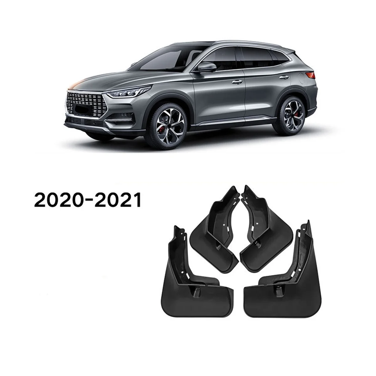 Автомобилни щитове за Песен PLUS 2020 2021, калници, калници, Декоративни аксесоари, 4 бр. Изображение 5