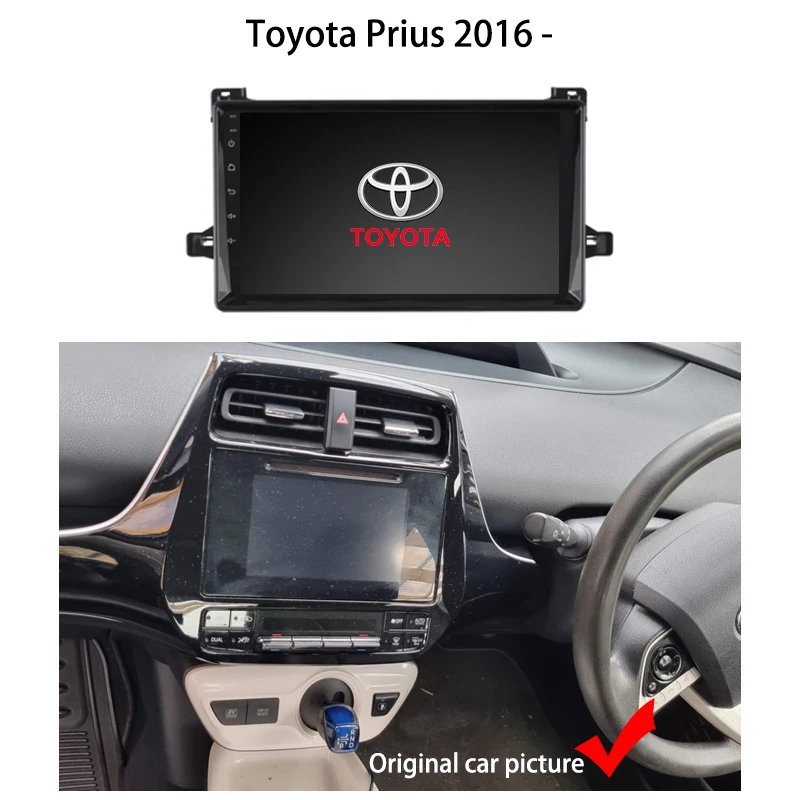 Авторадио GPS Автомобилна Стерео система За Toyota Prius XW50 2015-2020 Carplay Android Авторадио Навигация 2din Изображение 1