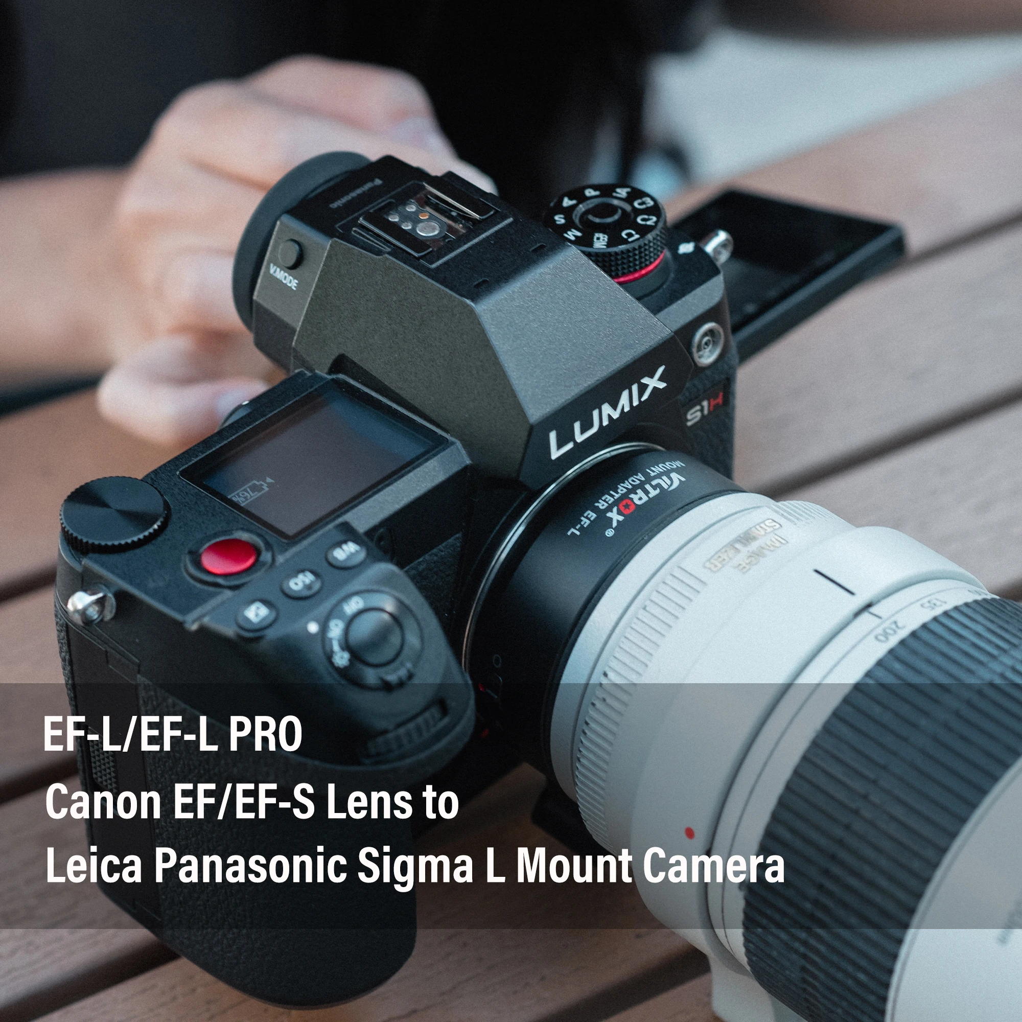 Адаптер за Закрепване на обектива VILTROX EF-L Pro с автоматично фокусиране за обектив Canon EF EF-S за Камера Leica SL2 с затваряне на L Panasonic S1 S1R S1H S5 Изображение 1