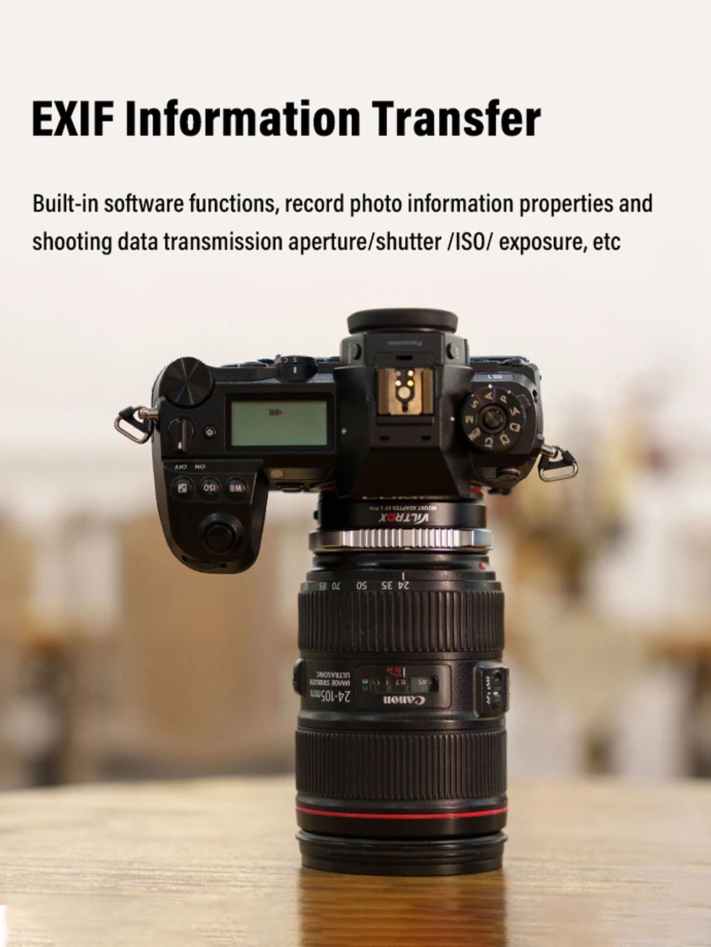 Адаптер за Закрепване на обектива VILTROX EF-L Pro с автоматично фокусиране за обектив Canon EF EF-S за Камера Leica SL2 с затваряне на L Panasonic S1 S1R S1H S5 Изображение 5