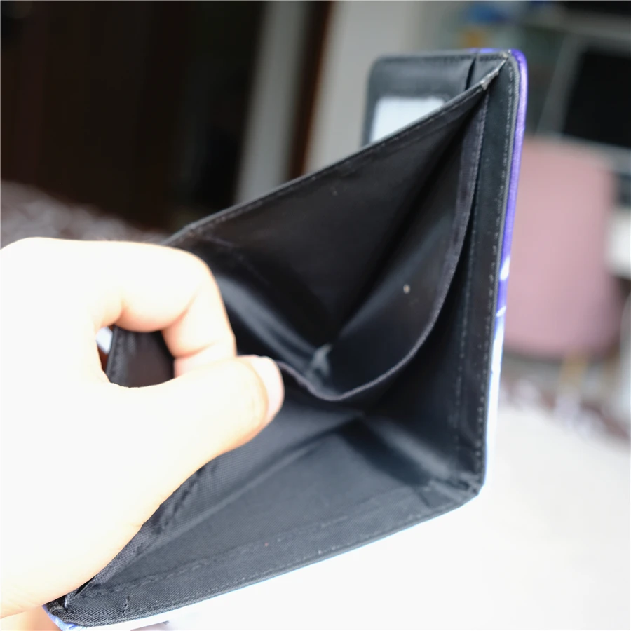 АНИМЕ ONE PUNCH MAN Saitama Genos Чантата си Сгъваем портфейл с цип, чанта за монети, ръчен държач за карти, подарък за момичета и момчета Изображение 5