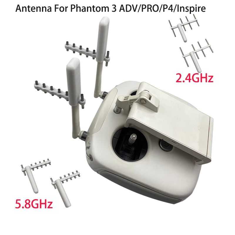 Антена Яги-Uda за дистанционно управление Phantom 3/4, усилвател на сигнала, удължител обхват на антената, за да DJI Phantom 3/4 серия Inspire Изображение 1