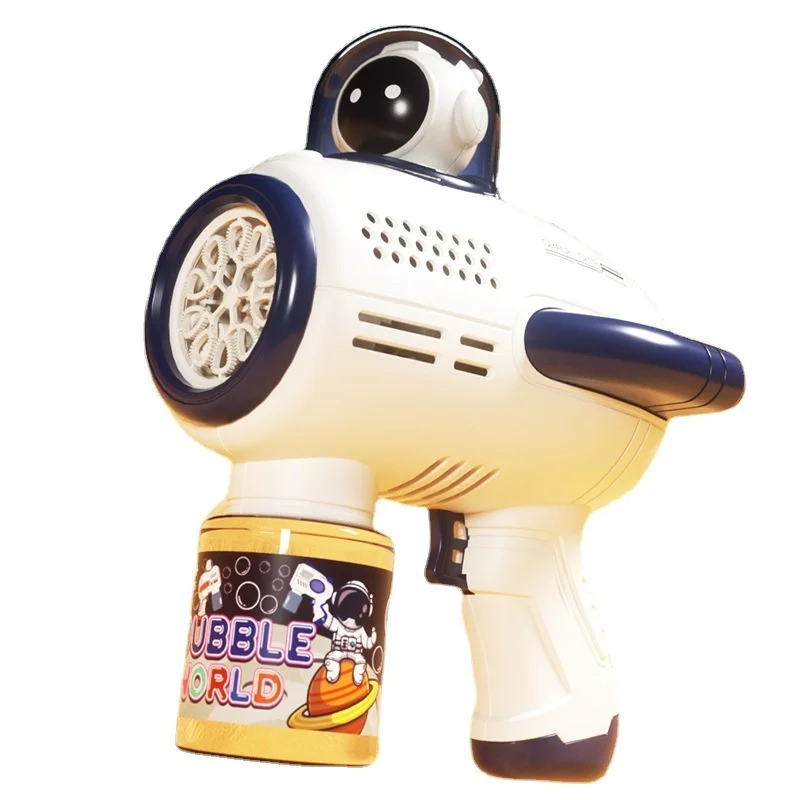 Астронавт, играчка пистолет за сапунени мехури, ръчно вентилатор за сапунени мехури, играчка на открито, детски подарък за рожден ден Изображение 4