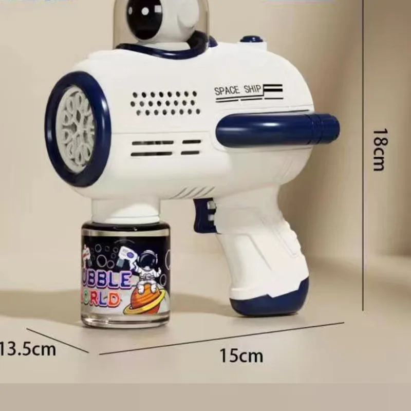 Астронавт, играчка пистолет за сапунени мехури, ръчно вентилатор за сапунени мехури, играчка на открито, детски подарък за рожден ден Изображение 5