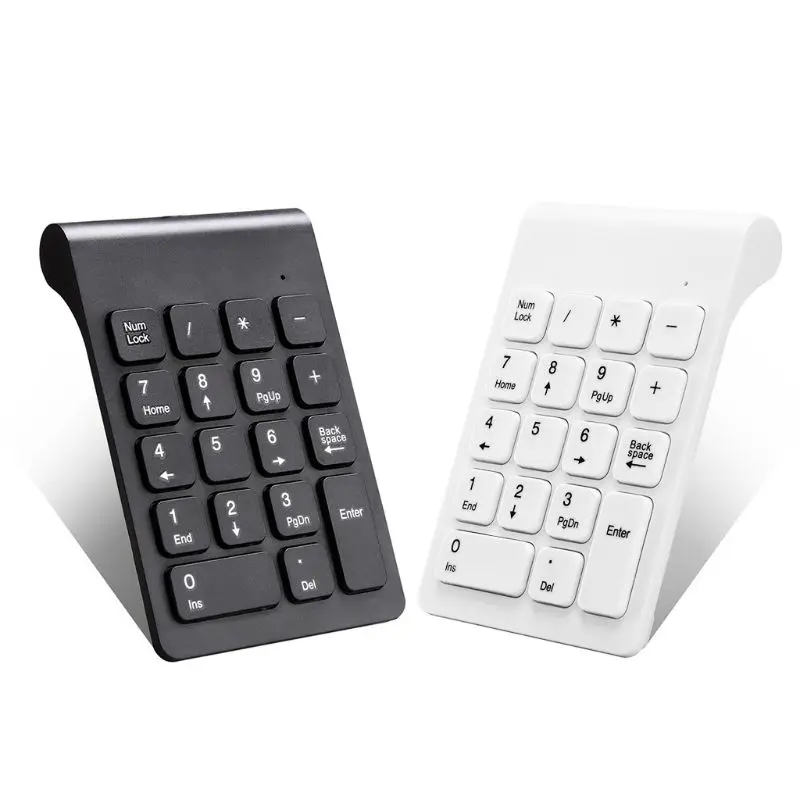 Безжична цифрова клавиатура, 2.4ghz, 18 клавиши, цифрова клавиатура за лаптопи, таблети, QW Изображение 0
