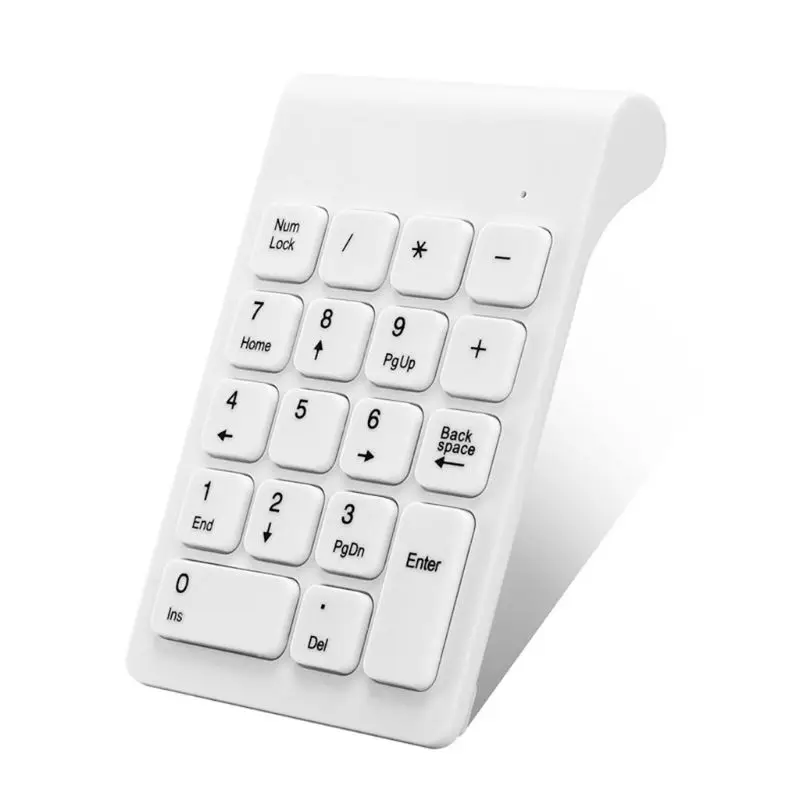 Безжична цифрова клавиатура, 2.4ghz, 18 клавиши, цифрова клавиатура за лаптопи, таблети, QW Изображение 1
