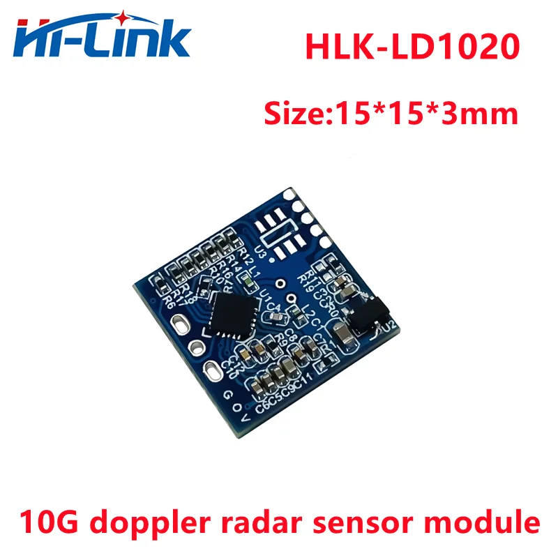 Безплатна Доставка Hi-Link 10 Ghz Микровълнова Печка 3,3 HLK-LD1020 Модул Радарного датчик на Ниска мощност Интелигентен сензор Микродвижения 1T1R Изображение 0
