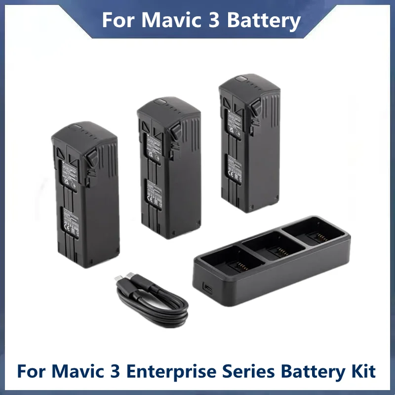 Безплатна доставка за комплект батерии серия Mavic 3 Enterprise Съвместими аксесоари за търтеите Mavic 3/Classic/Cine/Enterprise Абсолютно нови Изображение 0