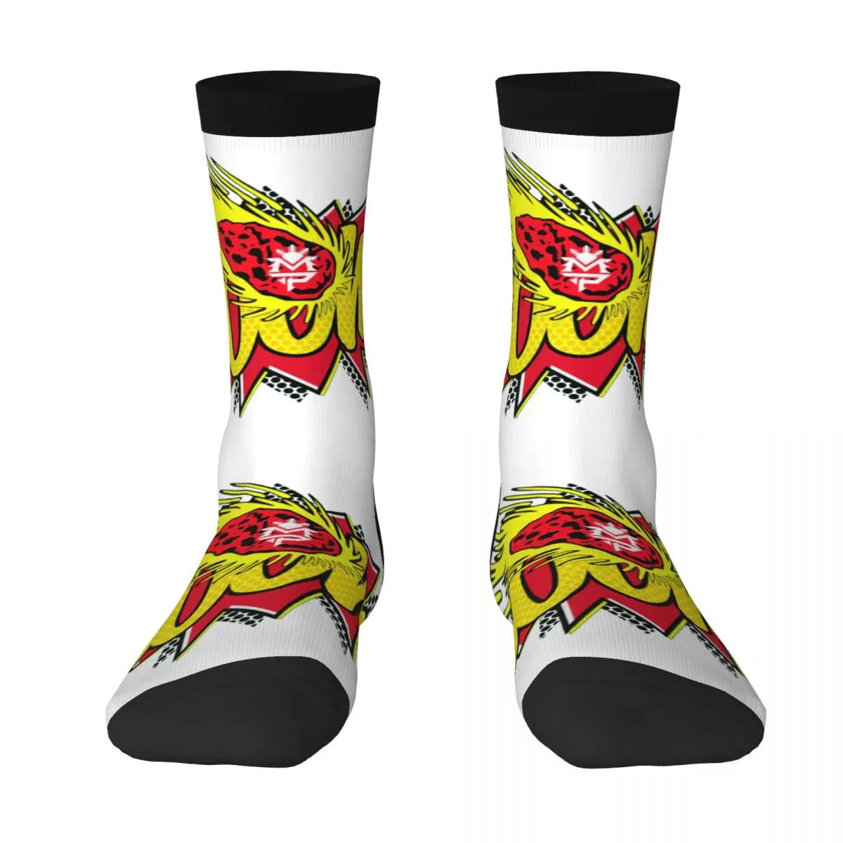 Боксовия отглеждане на Филипините 5 Mannys And Pacquiaos най-Добрата покупка Забавни компресия чорапи в ретро стил Изображение 0