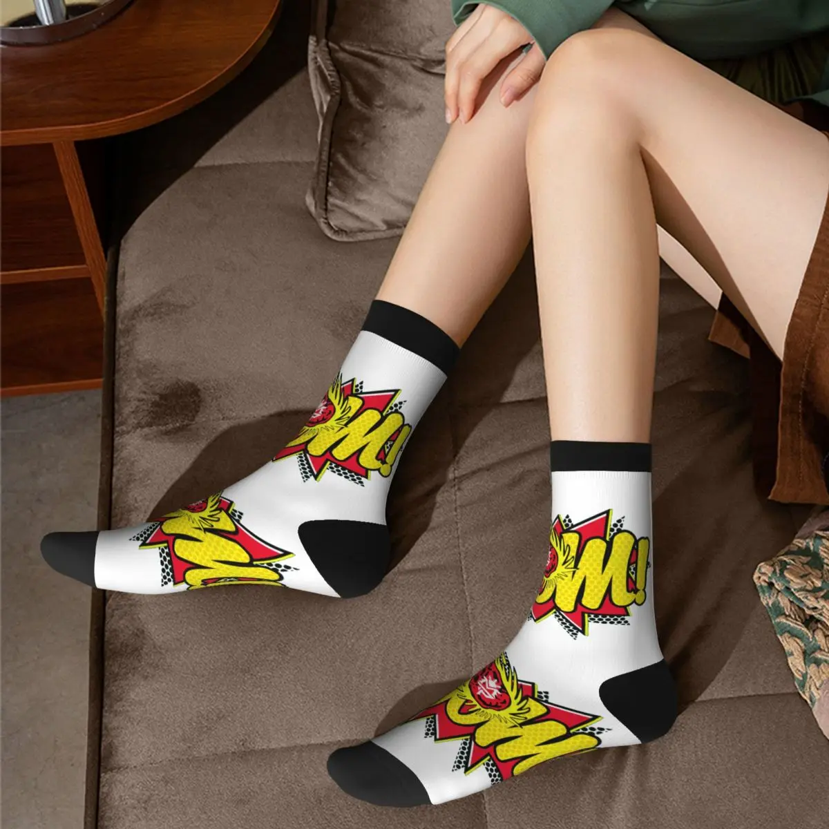 Боксовия отглеждане на Филипините 5 Mannys And Pacquiaos най-Добрата покупка Забавни компресия чорапи в ретро стил Изображение 5