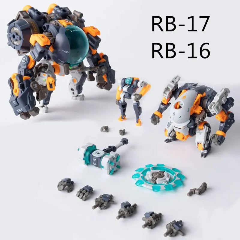 В присъствието на трансформиращ растежен робот, Монтаж на РБ-16, Магни, RB-17, модел Abyssal, фигурка на Робот, Играчки с Кутия Изображение 0