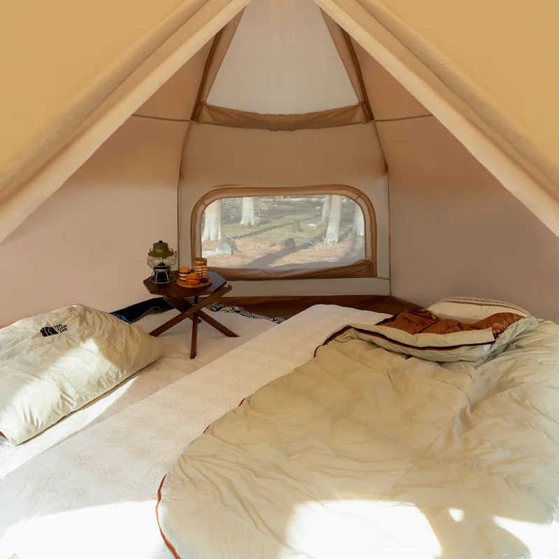 Вградена шестоъгълен палатка за нощуване на открито Бионический Дизайн, Голямо Пространство За нощуване На открито Голяма Палатка За нощуване на открито Изображение 3