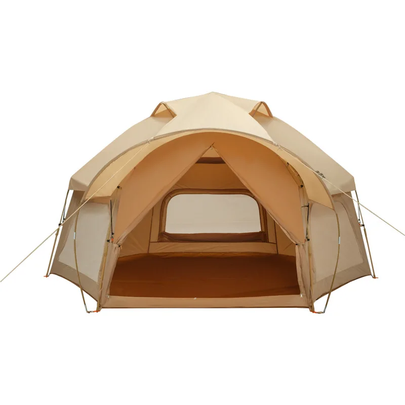 Вградена шестоъгълен палатка за нощуване на открито Бионический Дизайн, Голямо Пространство За нощуване На открито Голяма Палатка За нощуване на открито Изображение 5