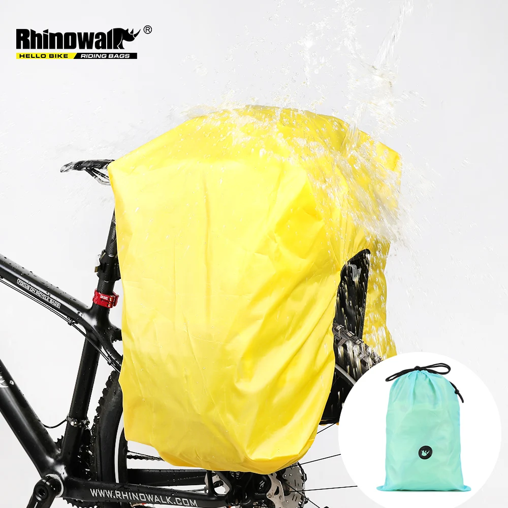 Велосипедна чанта Rhinowalk, непромокаеми дрехи за дъжд, Багажная чанта, прахоустойчив, Водоустойчив калъф, предпазни средства, Сгъваем капак, за да Кошницата Изображение 1