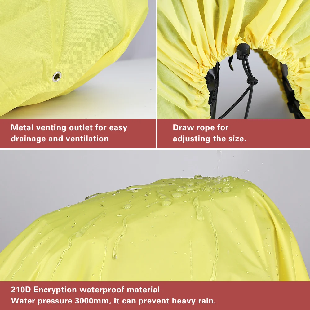 Велосипедна чанта Rhinowalk, непромокаеми дрехи за дъжд, Багажная чанта, прахоустойчив, Водоустойчив калъф, предпазни средства, Сгъваем капак, за да Кошницата Изображение 4