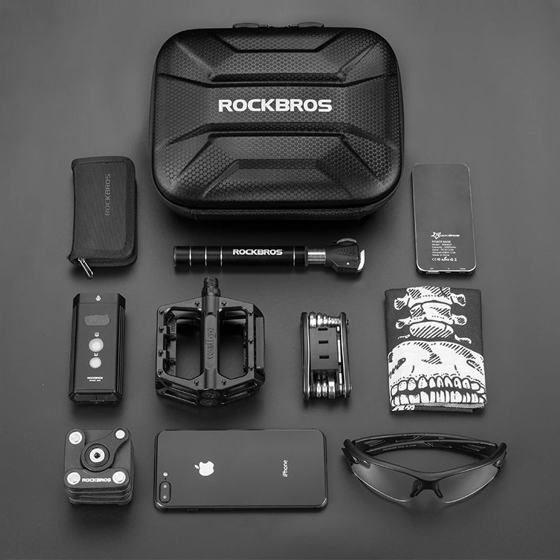 Велосипедна чанта ROCKBROS, водоустойчив мотор чанта с твърд корпус, предните Кошници за електрически Скутер, Отразяваща калъф за Съхранение, Пътна велосипедна чанта МТБ Изображение 5