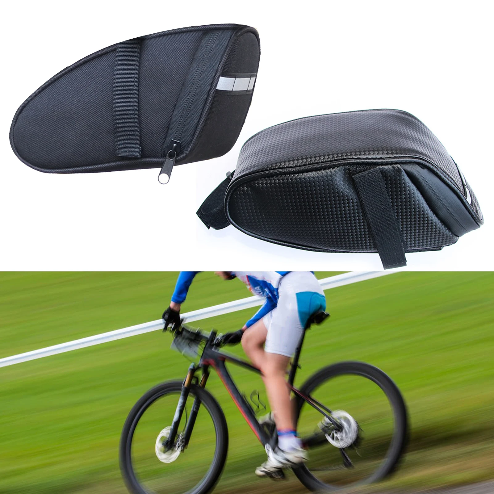 Велосипедна чанта, велосипедна седельная чанта, кормило седалка, заден калъф Под седалките, чанта за съхранение подседельных штырей, раница-переноска, Аксесоари за велосипед Изображение 4