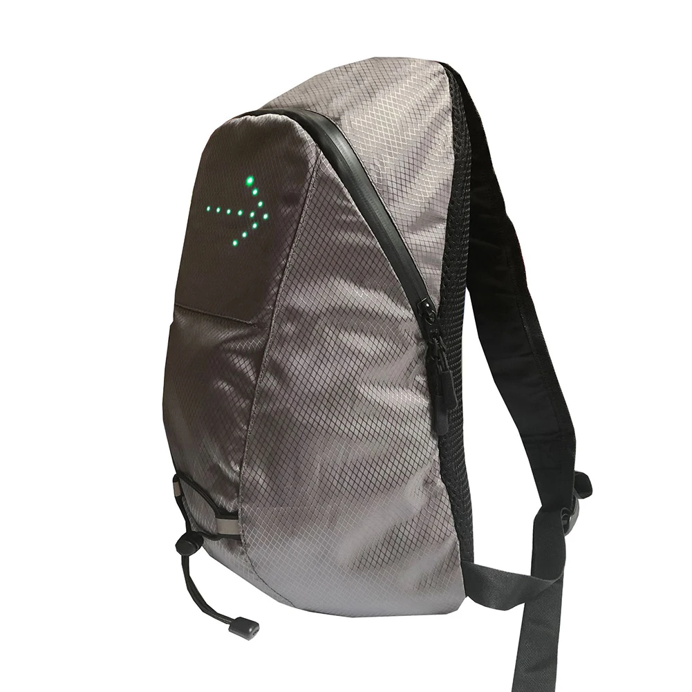 Велосипедна чанта, водоустойчив спортен раница 15Л, led указател на завоя, чанта за сигурност с дистанционно управление, Походный раница за катерене Изображение 4
