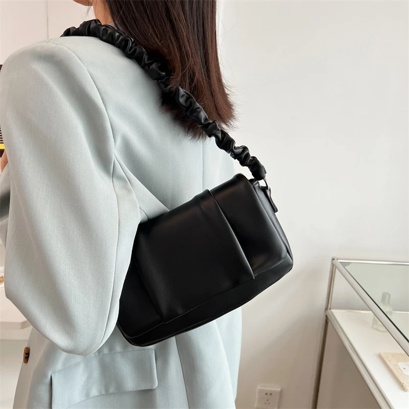 Висококачествени дамски малка чанта на верига, модерен дизайнерски дамски чанти през рамо от изкуствена кожа, за жени, дамски Чанти-незабавни посланици Изображение 5