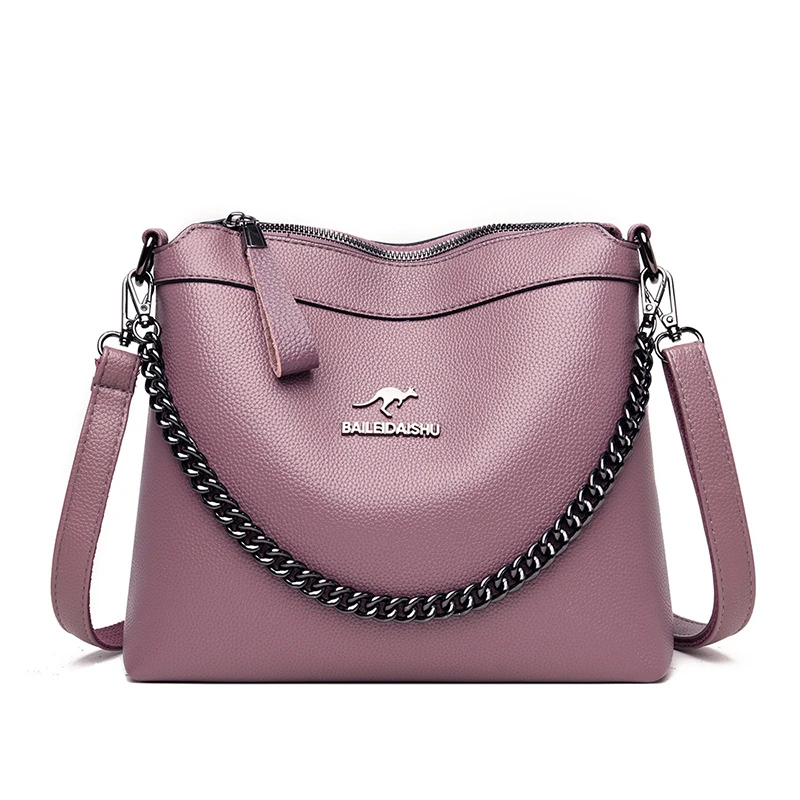 Висококачествени чанти-незабавни посланици, малка дамска чанта, дамски чанти Sac, дизайнерска дамска чанта през рамо, реколта кожени чанти за рамо Изображение 5