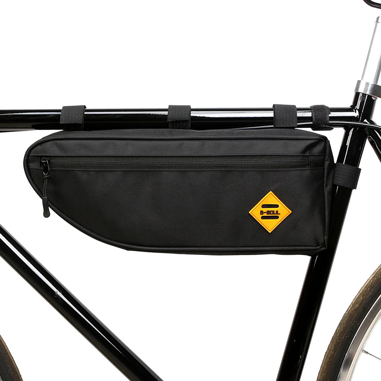 Водоустойчив Мотор Триъгълна чанта B-SOUL, Велосипедна рамка на Предната Тръбна чанта, Голям капацитет, Велосипедна кошница, Опаковъчен калъф, Аксесоари Изображение 0