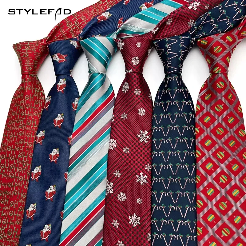 Вратовръзка, Коледно облекло, Елементарен Старец, Аксесоари с Червени Елени, Подарък Студентите Ръчно изработени Изображение 0
