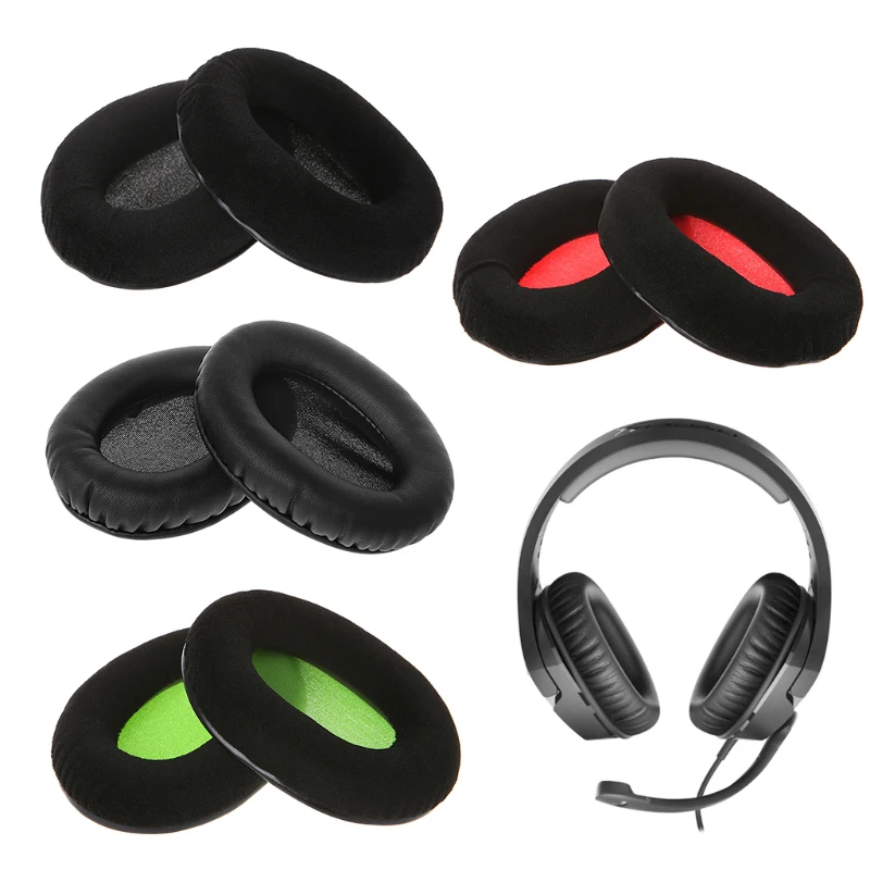 Възглавничките за уши, слушалки-възглавници, амбушюры от пяна с памет ефект, замяна за Kingston HSCD KHX-HSCP Hyperx Cloud II Black 1 Изображение 4