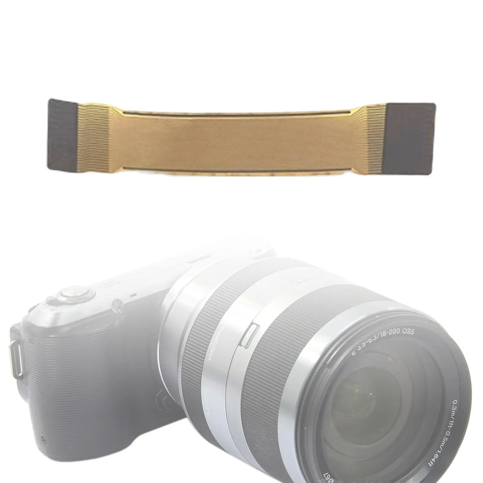Гъвкав кабел за замяна на обектива на камерата, Гъвкави печатни платки, здрава линзовая линия за аксесоари 18-200 мм Изображение 3