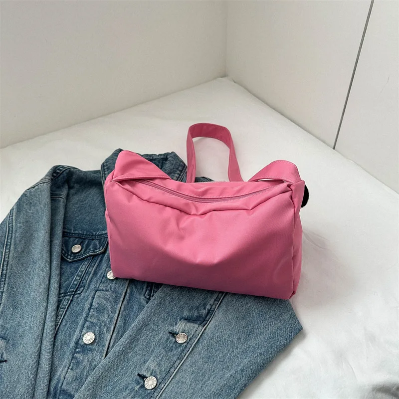 Дамска чанта-месинджър голям капацитет, ежедневна мода лека чанта-Оксфорд, новост есента-зимата в корейски стил Изображение 1