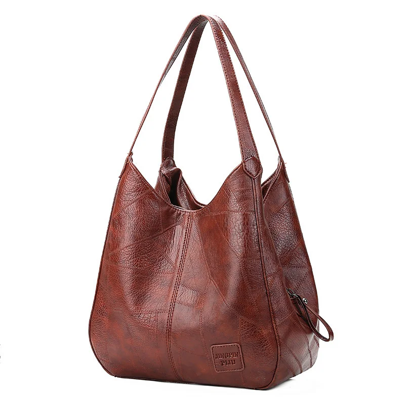 Дамски чанта през рамо, дамски ежедневни реколта чанти-лотария с голям капацитет, луксозно обзаведен с висококачествена дамска чанта, чанта за бродерия Изображение 0