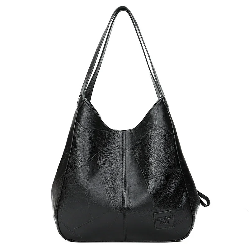 Дамски чанта през рамо, дамски ежедневни реколта чанти-лотария с голям капацитет, луксозно обзаведен с висококачествена дамска чанта, чанта за бродерия Изображение 1