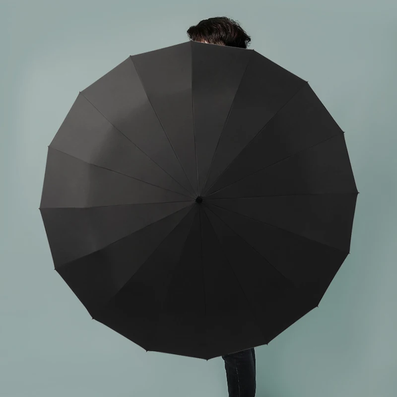 Двуслойни чадър за антре, напълно автоматичен чадър за очаквания дъжд, луксозен бизнес мъж, големи бижута в стил Регенсширм Изображение 5