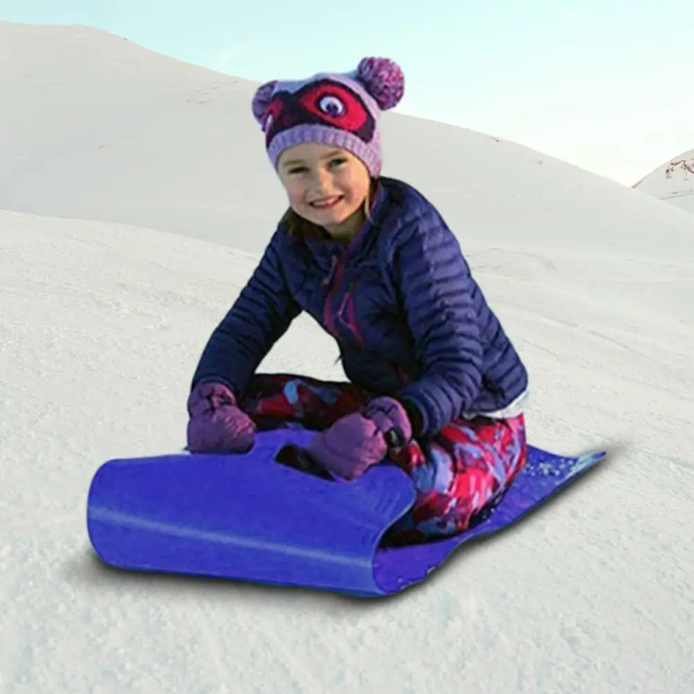 Детски ски килим, зимни дъска за каране на ски, Преносими тревата Шейни, Сноуборд, възрастен Детски Зимни Сплескани килимче Изображение 0