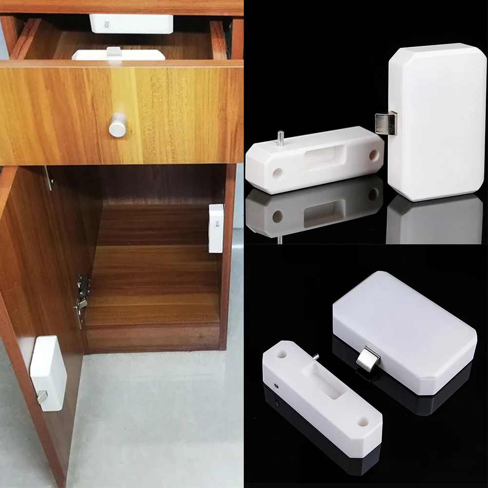 Домашен електронен невидим заключване за шкафа в офиса, практичен здрав пощенска кутия, гардероб, файл за сигурност, шкаф с интелигентен сензор Изображение 3